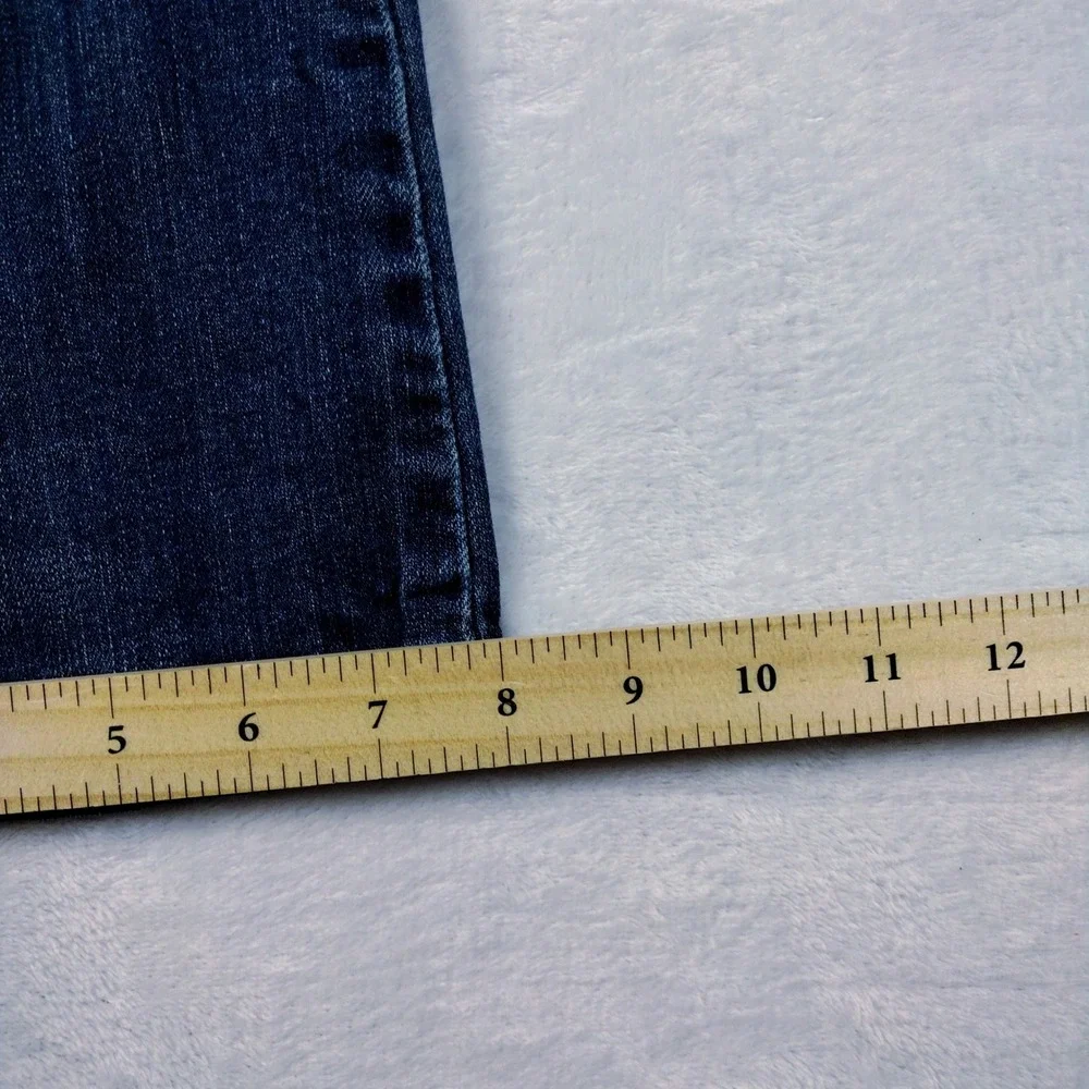 Levis 524 Too Superlow Bootcut Jeans Womens 9M Medium Wash Denim Low Rise - Picture 7 of 8